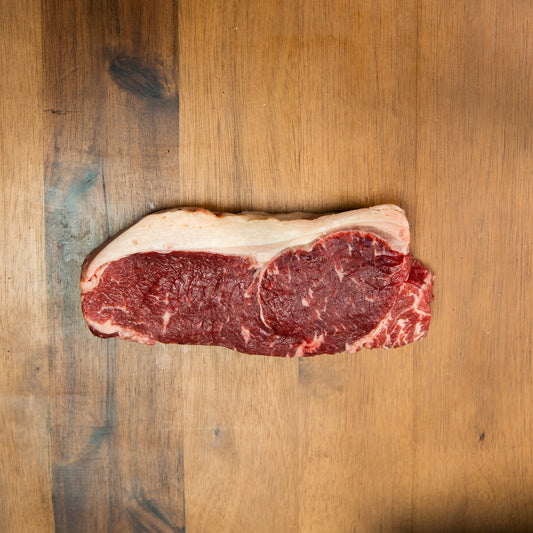 Contrefilet de bœuf Angus irlandais halal nourri à l’herbe – livraison Bruxelles
